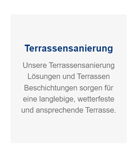 Terrassensanierung für  Lug